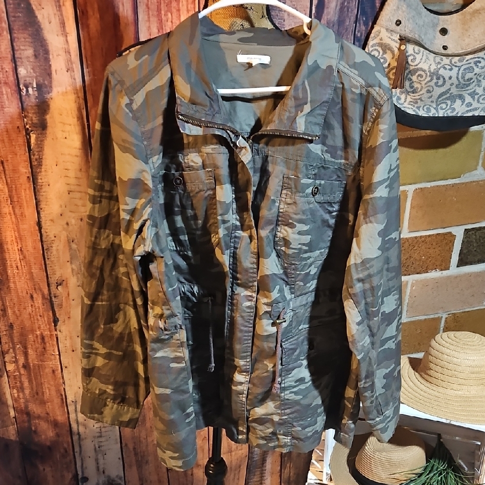Maurices Camouflage Utility Jacket Plus Size 2x